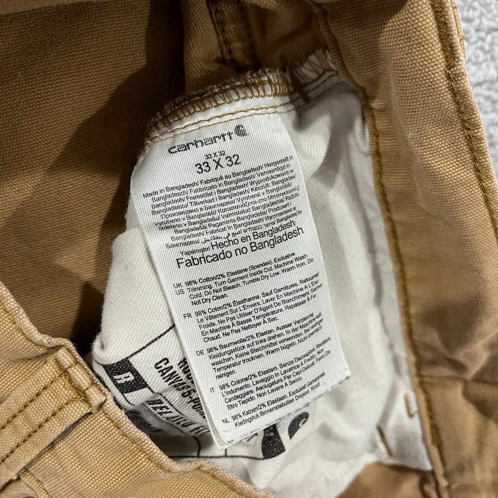 Carhartt Work Pants Mens 32x30* Rugged Flex Relaxed Fit Canvas Utility - Picture 7 of 12